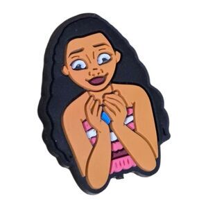 Moana Croc Shoe Charms | Cartoon Jibbitz Style Accessories | Fits Crocs Disney